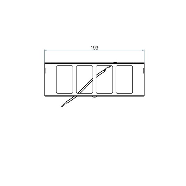 Produktbild UBD 215 245  -  Steckdoseneinsatz für 2x4V FLF, leer